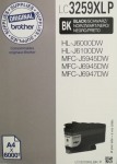 Tindiprinteri kassett Brother LC3259 XL, must v.