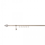 Kardinapuu Domoletti LK20GZ02/1, 240 cm, &Oslash; 19 mm, antiikne kuld