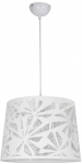 Valgusti rippuv Candellux Orlando, E27, 1 x 60 W, valge v., 35 x 25 cm