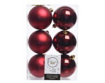 J&otilde;ulupuu m&auml;nguasjade komplekt Decoris 022053, punane v., plastik, 6 tk