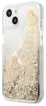 Telefoni &uuml;mbris Guess Glitter Charms Apple iPhone 13 Mini, Apple iPhone 13 mini, l&auml;bipaistev v./kuldne v.