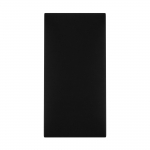 Dekoratiivne tekstiilist seinapaneel Mollis Basic Black, 60 cm x 30 cm x 3.7 cm