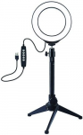 R&otilde;ngaslamp Puluz Ring Lamp PKT3049B, must v.