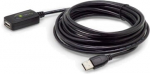 Kaabel Techly USB male - USB female 362220 USB male, USB female, 20 m, must v.