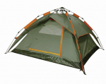 Neljakohaline telk Outliner RD-AT03-4, roheline, 210 cm x 240 cm x 130 cm
