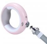 Koera rihm Doggy Village MT7127, roosa v., 1-2 m x 20 mm