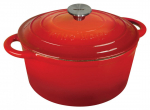 Pott King Hoff Cast Iron, 21 cm, 2.4 l, punane v.