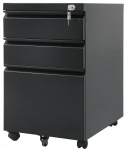 Sahtliplokk Maclean Mobile Cabinet Under Desk MC-850, must v., 64.12 cm x 39.4 cm x 50 cm