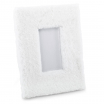 Fotoraam AmeliaHome Fur Cream, 19 cm, kreemjasvalge