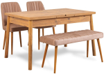 S&ouml;&ouml;gitoa komplekt Kalune Design Santiago 0900 - 3 A, m&auml;nni v./heleroosa v.