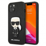 Telefoni &uuml;mbris Karl Lagerfeld KLHCP13SOKPK, Apple iPhone 13 mini, must v.