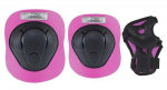 Uisutajate kaitsekomplekt Nils Extreme Protector Set, S, must v./roosa v.