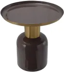 Kohvilaud Kayoom Art Deco 825, kuldne v./violetne v., 40.5 cm x 40.5 cm x 42.5 cm