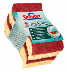 Puhastusk&auml;sn Spontex Top Clean, kollane v., 2 tk