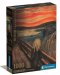 Pusle Clementoni Museum Lurlo Di Munch 39791, 70 cm x 50 cm, 1000 tk, mitmev&auml;rviline