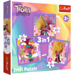 Pusle Trefl Trolls 34870T, 19.5 cm x 20 cm, 106 tk, mitmev&auml;rviline