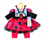 Riiete komplekt nukule Zapf Creation Baby born Ladybug, must v./punane v.