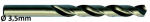 Metallist puur Exact DIN338, metall, hsse-co5, 3.5 mm