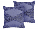 Dekoratiivne padi Beliani Rhoeo, violetne v., 45 cm x 45 cm, 2 tk