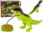 Raadiojuhitav dinosaurus dinosaurus Lean Toys Dinosaur World, 20 cm, roheline v.