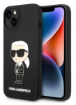 Telefoni &uuml;mbris Karl Lagerfeld Ikonik KLHMP14MSNIKBCK, Apple iPhone 14 Plus, must v.
