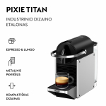 Kapselkohvimasin Nespresso Pixie EN127.S, h&otilde;be v./must v.