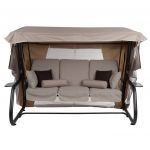 Aiakiik Patio Venezia Lux, pruun v./hall v., 221 cm x 143 cm x 173 cm