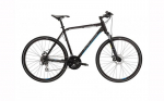 Jalgratas h&uuml;briid- Kross Evado 4.0 Bla-blu, 28 ", M raam, must