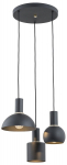 Valgusti rippuv Argon Sines 1472, E27, 3 x 15 W, must v.