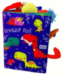 Beebi tegevuste voldik, dinosaurus, 2 cm, sinine/mitmev&auml;rviline