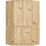 Riidekapp Akord Furniture Factory S100, pruun v./pruunikas v., 50 cm x 100 cm x 180 cm