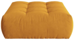 Tumba Micadoni Home Bloom Velvet, kollane v., 110 cm x 101 cm x 42 cm
