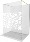 Du&scaron;isein Mexen Kioto Walk-in, 110 cm x 200 cm, brushed gold