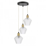 Valgusti rippuv Candellux Lighting Greniko, E14, 3 x 40 W, kuldne v.