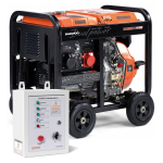 Generaator diisel Daewoo DDAE 9000DXE-3 + ATS15-DDAE, 6000 W