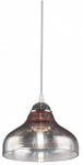 Valgusti rippuv GTV Marite 7061, E27, 1 x 40 W, l&auml;bipaistev v./punane v./hall v.