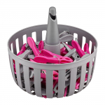 Pesul&otilde;ks Velkea D3, plastik, 30 tk, roosa v./hall v.