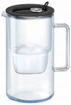 Veefiltrid Aquaphor Glass, 2.5 l, l&auml;bipaistev v./must v.