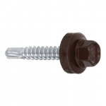 Isekeermestavad kruvid Klimas WF, RAL8017, 4.8 mm x 19 mm, 250 tk