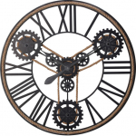 Kellaaeg Splendid Delion, pruun v./must v., 78 cm x 78 cm, 78 cm