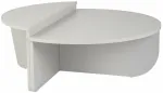 Kohvilaud Nordure Orion, valge v., 90 cm x 90 cm x 35 cm