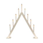 Advendik&uuml;&uuml;nal, 66 cm, valge v.