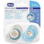 Luttide komplekt Chicco Physio Forma Air, 2 kuud, valge v./helesinine v.