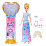 Nukk aksessuaaridega Mattel Disney Princess Jewel Reveal Cinderella JHL50, 29 cm, helesinine v.