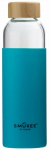 Veepudel Smukee 320020, sinine v., plastik/klaas/silikoon, 0.5 l