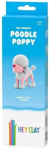 Plastiliini komplekt Hey Clay Poodle Puppy, valge v.