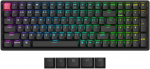 Klaviatuur Keychron K4 v3 QMK Hot Swap K4X-J1, Inglise (US), must v./punane v.