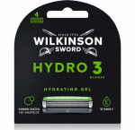 Raseerimispea Wilkinson Sword Hydro3 Skin Protection Black Edition, 4 tk