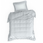 Voodipesukomplekt D91 Ruffles, h&otilde;be v., 70 x 80 cm, 140 x 200 cm, 2 os.