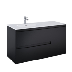 Valamualune vannitoa kapp Elita Split 120 2DR L Cargo, matt must v., 45.8 cm x 120 cm x 63.5 cm